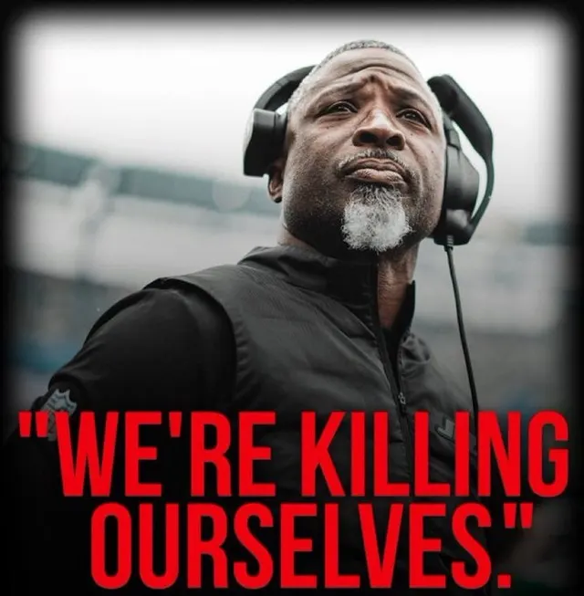 Aaron Glenn “We’re Killing Ourselves” meme template