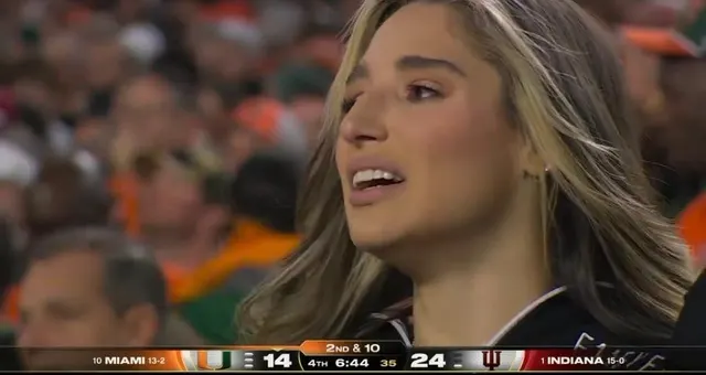 Abella Danger Watching Indiana Vs Miami meme template