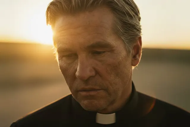 AI Val Kilmer Priest Reaction meme template