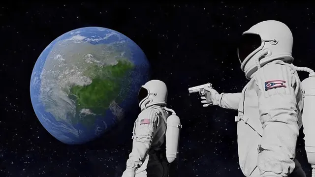 Always Has Been Astronauts meme template