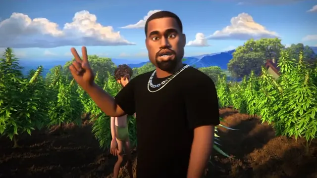 And I'm Kanye West meme template