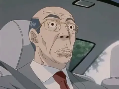 Anime Man In Car GIF template