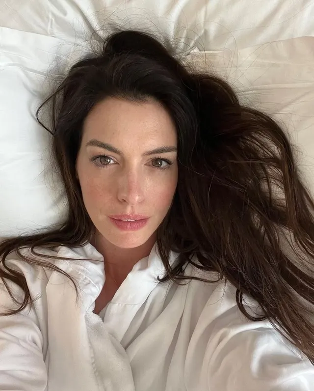 Anne Hathaway Looking At You meme template