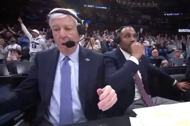 Announcers Reacting To A Buzzer-Beater meme template