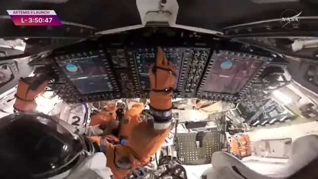 Artemis II Orion Capsule Cabin Camera meme template