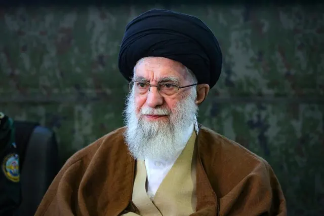 Ayatollah Khamenei Serious Portrait meme template