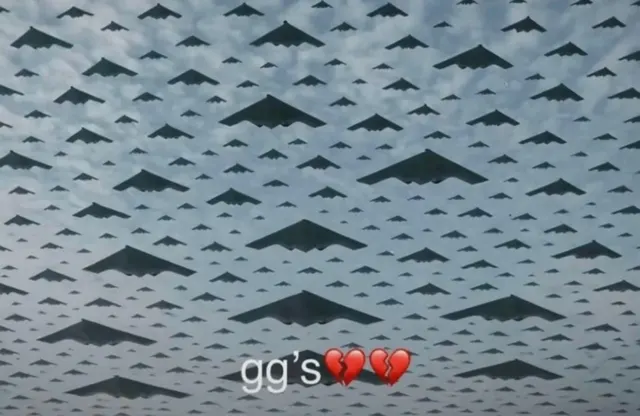 B-2 Bomber Flock meme template