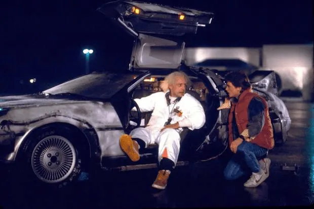 Back To The Future DeLorean Conversation meme template
