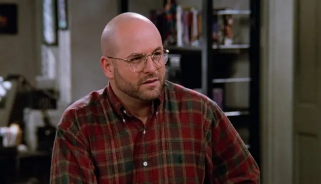 Bald George Costanza meme template