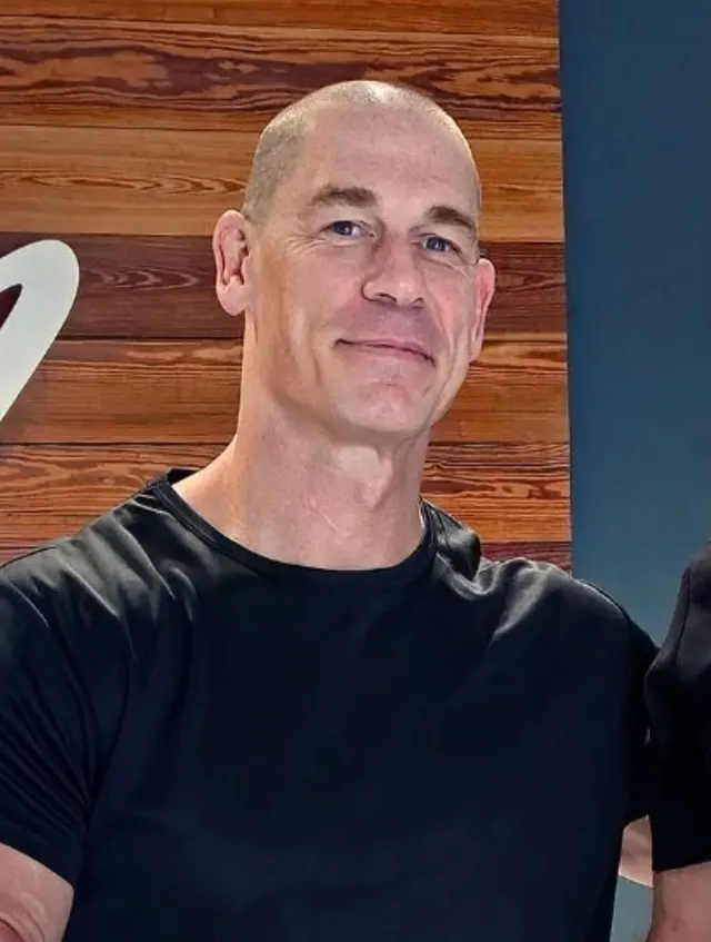 Bald John Cena Portrait meme template