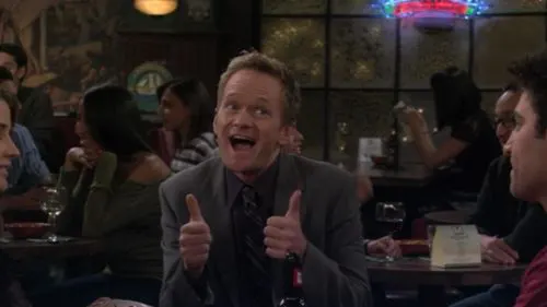 Barney Stinson Double Thumbs Up meme template