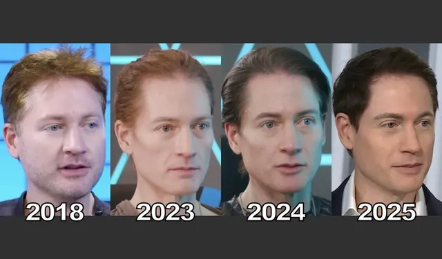 Bryan Johnson 2018–2025 Progression meme template
