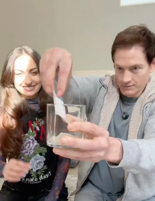 Bryan Johnson Mushroom Drink meme template