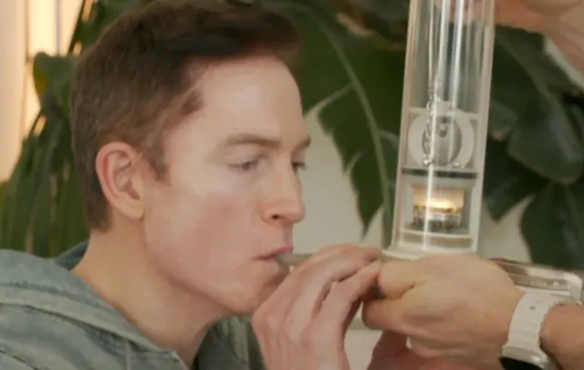 Bryan Johnson Smoking DMT meme template