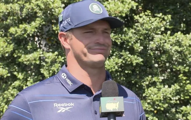 Bryson DeChambeau Awkward Interview Smirk meme template