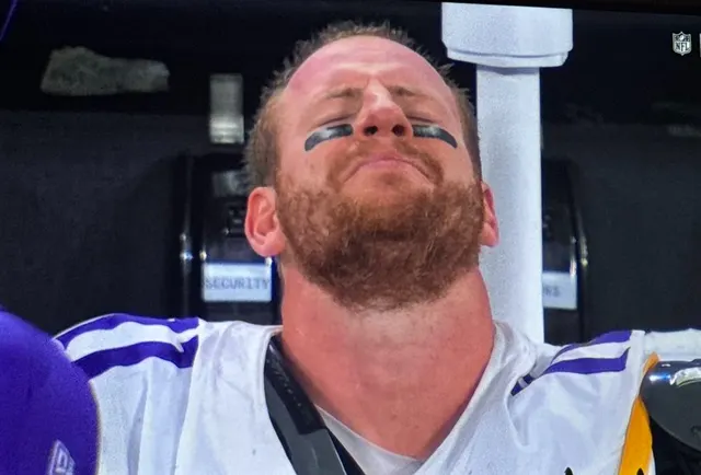 Carson Wentz In Pain meme template