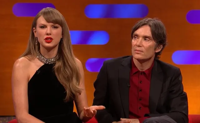 Cillian Murphy Looking Skeptically At Taylor Swift meme template