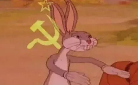 Communist Bugs Bunny meme template
