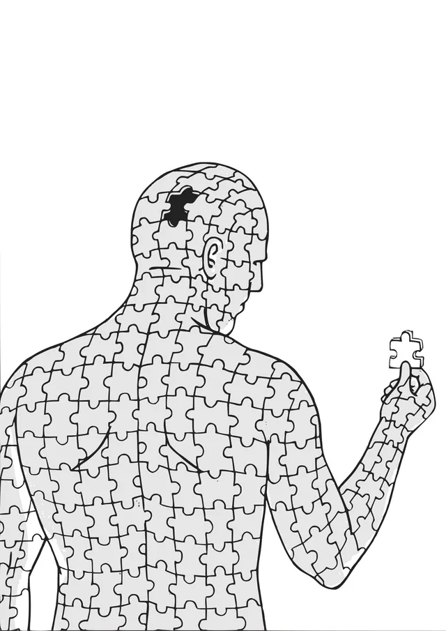 Create Puzzle cerveau piece trou brain 1 Meme Online meme template