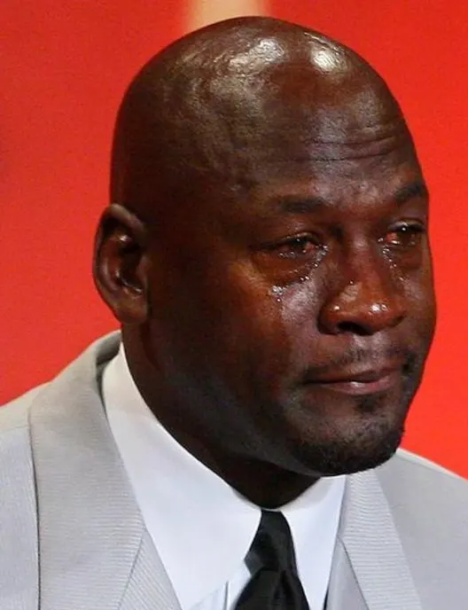 Crying Jordan meme template