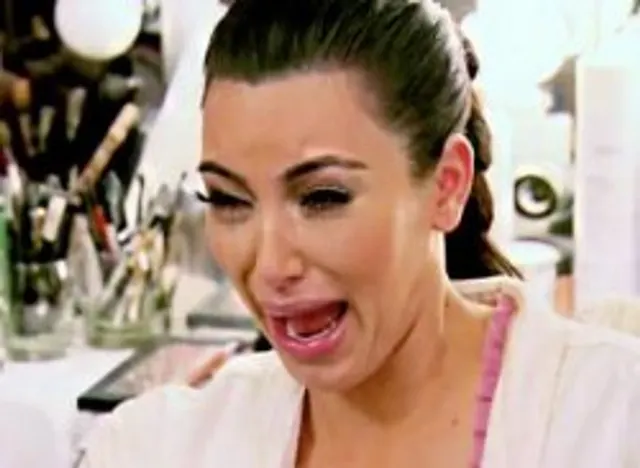 Crying Kim Kardashian meme template