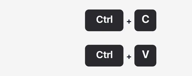 Ctrl+C Ctrl+V meme template