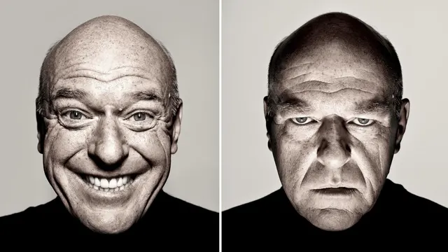 Dean Norris Happy–Angry Reaction meme template
