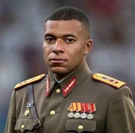 Dictator Mbappe meme template