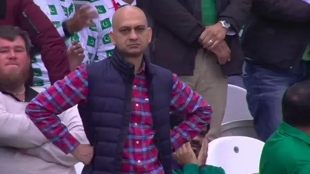 Disappointed Cricket Fan meme template