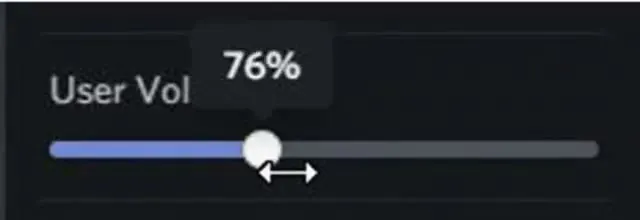 Discord Volume GIF template