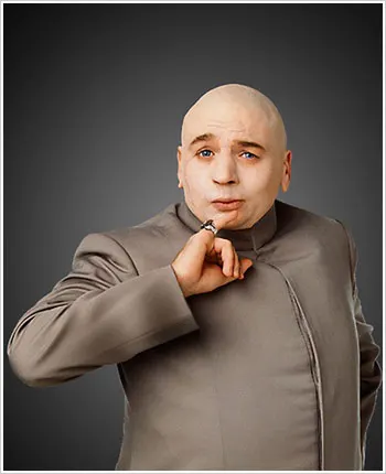 Dr. Evil Pinky meme template