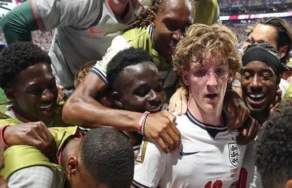 England Teammates Celebrate Together meme template