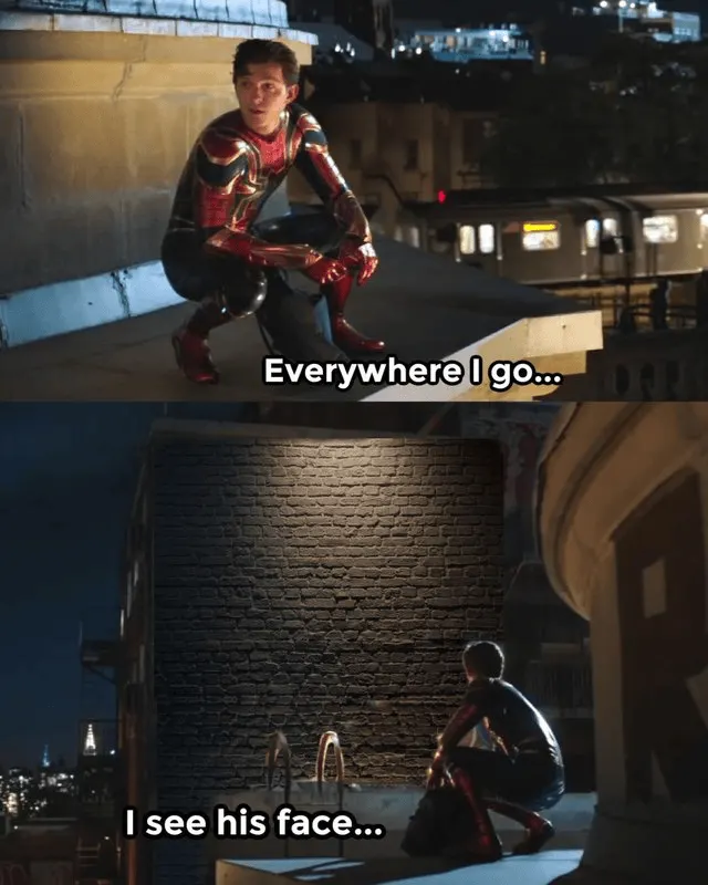Everywhere I Go, I See His Face meme template