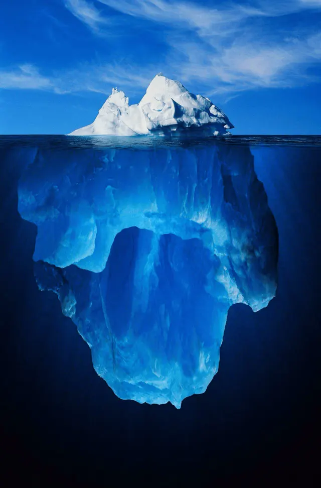 Iceberg meme template