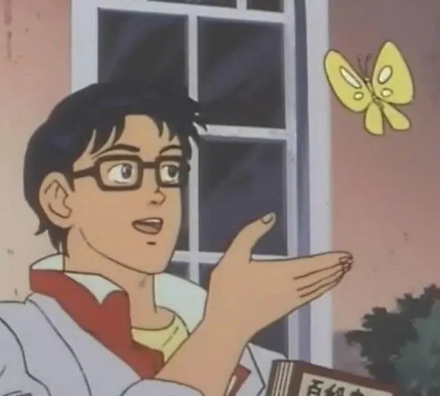 Is This a Pigeon? meme template