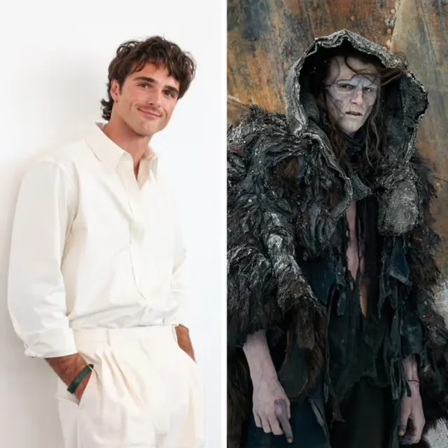 Jacob Elordi Before vs. After (Frankenstein) meme template