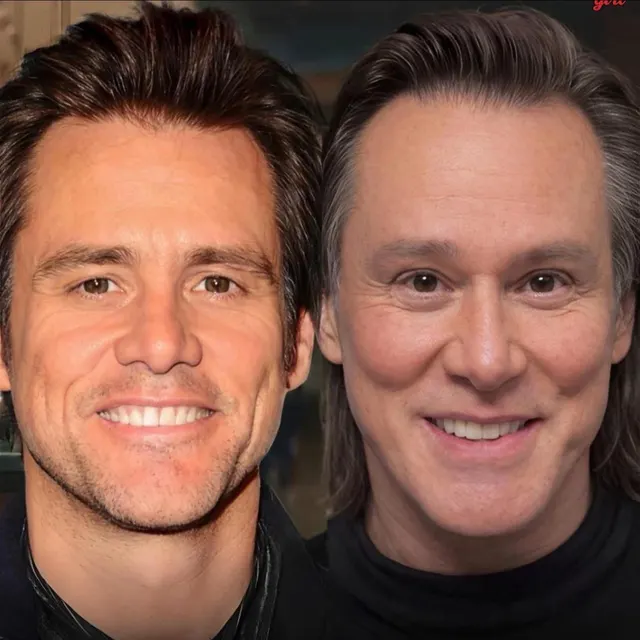 Jim Carrey Then vs. Now meme template