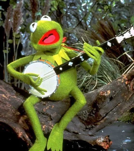 Kermit Playing Banjo meme template