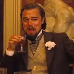Leonardo Dicaprio Drinking meme template