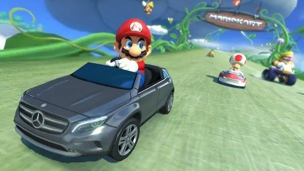 Mario Kart 8 Mercedes meme template