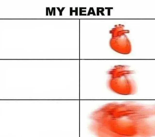 My Heart Motion Blur meme template