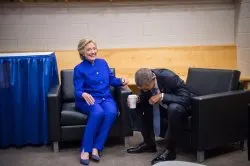 Obama Laughing meme template