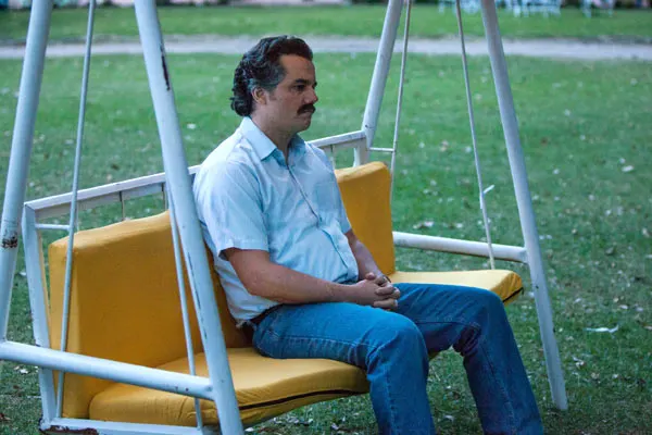 Pablo Escobar Waiting Alone meme template