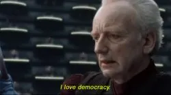 Palpatine Democracy meme template