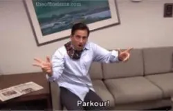 Parkour meme template