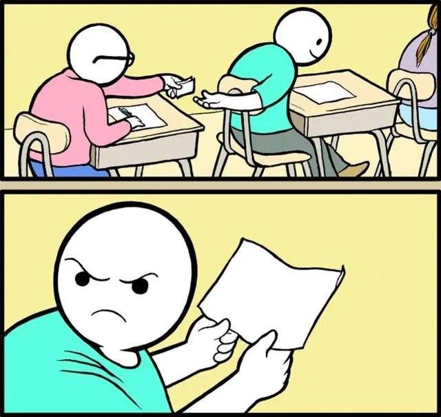 Passing Note Reaction meme template
