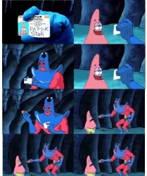 Patrick Wallet meme template
