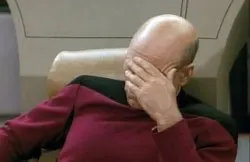 Picard Facepalm meme template