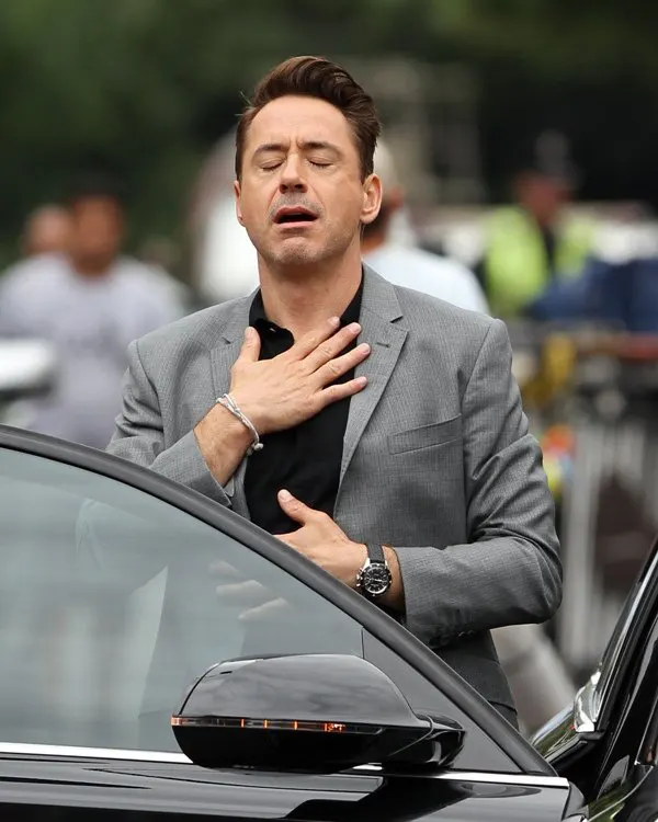 Relieved Robert Downey Jr. meme template