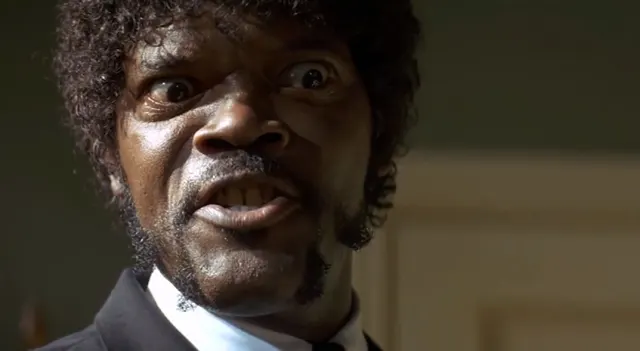 Samuel L. Jackson Say What Again meme template